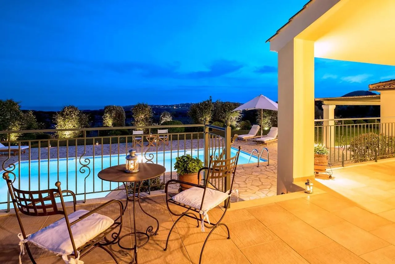 Splendid Kefalonia Villa 2 Bedrooms Villa Olivia Great Sea Mountain Views Trapezaki Mousata