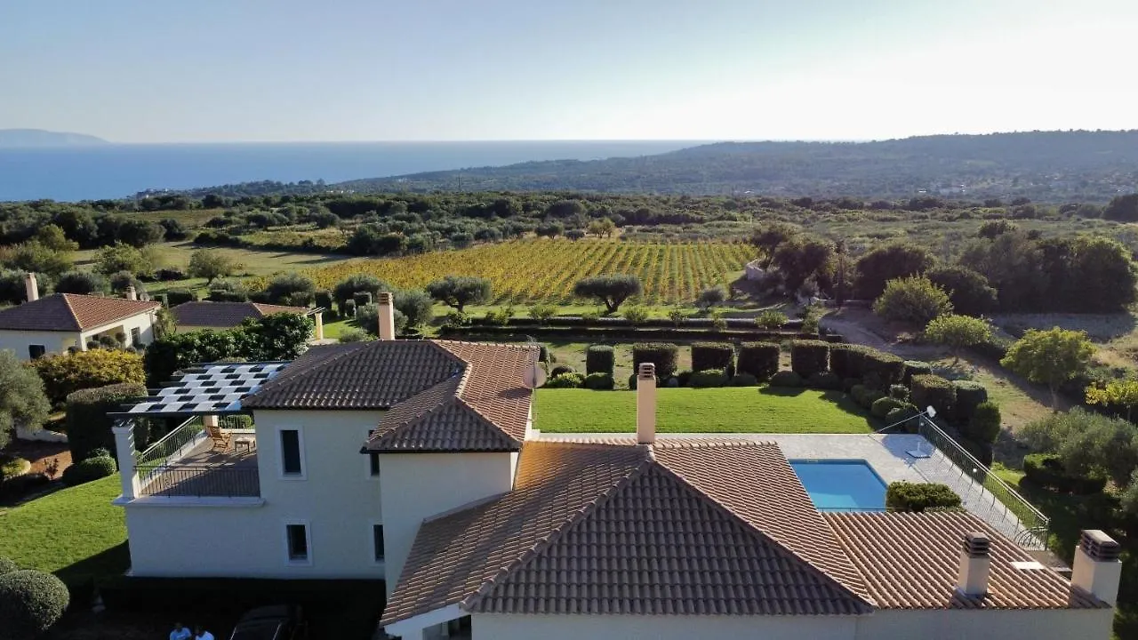 Splendid Kefalonia Villa 2 Bedrooms Villa Olivia Great Sea Mountain Views Trapezaki Mousata