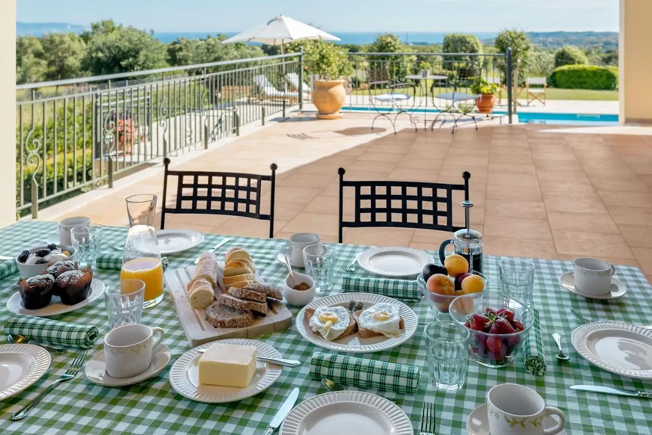 Splendid Kefalonia Villa 2 Bedrooms Villa Olivia Great Sea Mountain Views Trapezaki Mousata